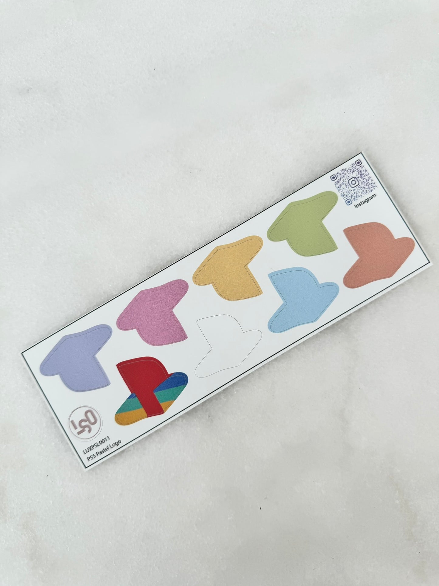 Pastel PS5 Logo Underlay Set PlayStation Decals