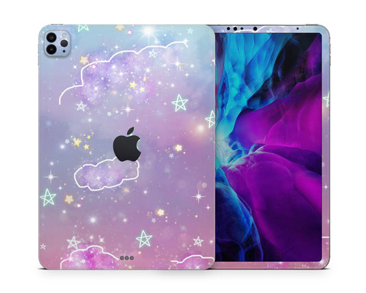 Lux Skins iPad Pastel Purple Galaxy iPad Pro 13" (M4) Skins - Pattern Galaxy Skin