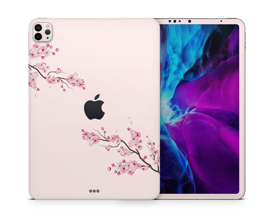 Lux Skins iPad Pink Cherry Blossom iPad Pro 13" (M4) Skins - Art Floral Skin