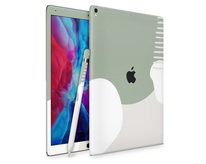 Lux Skins iPad Abstract Soft Sage Green iPad Pro 13" (M4) Skins - Pattern Abstract Skin