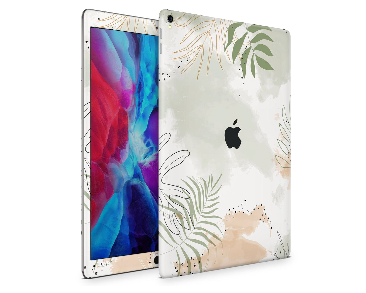 Lux Skins iPad Neutral Minimalist Leaf Pattern iPad Pro 13" (M4) Skins - Art Floral Skin