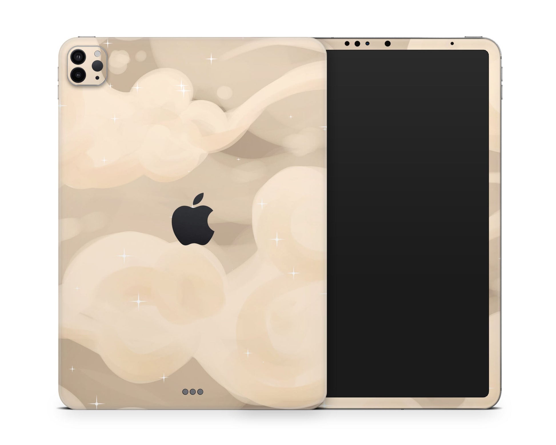 Lux Skins iPad Beige Starry Clouds iPad Pro 13" (M4) Skins - Pattern Galaxy Skin