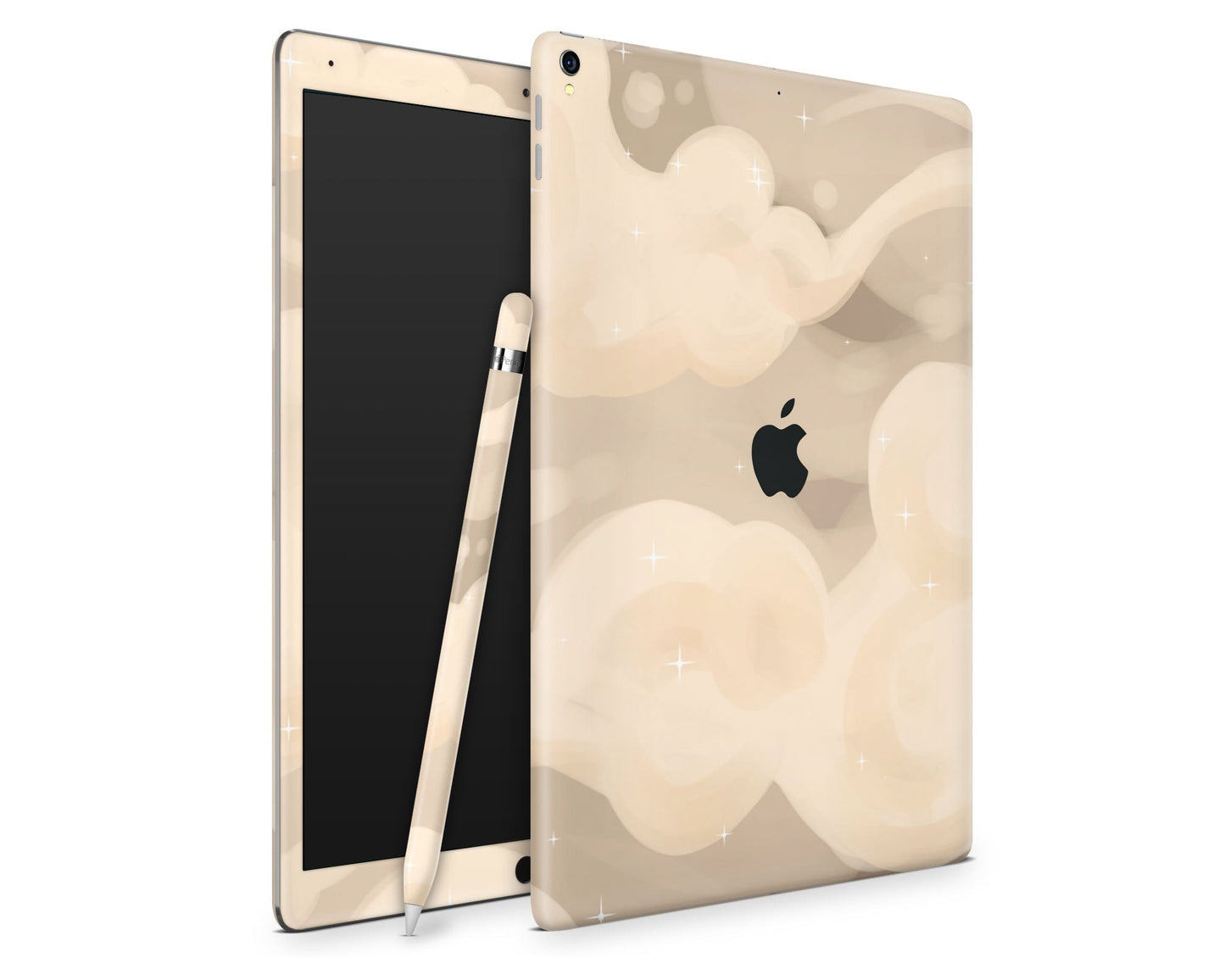 Lux Skins iPad Beige Starry Clouds iPad Pro 13" (M4) Skins - Pattern Galaxy Skin