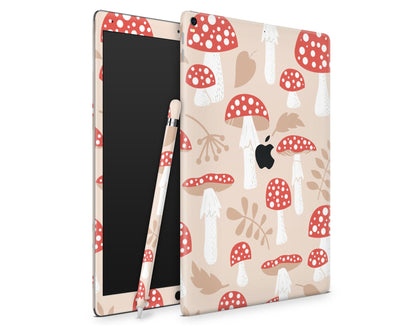 Lux Skins iPad Beige Mushroom Farm iPad Pro 13" (M4) Skins - Art Artwork Skin