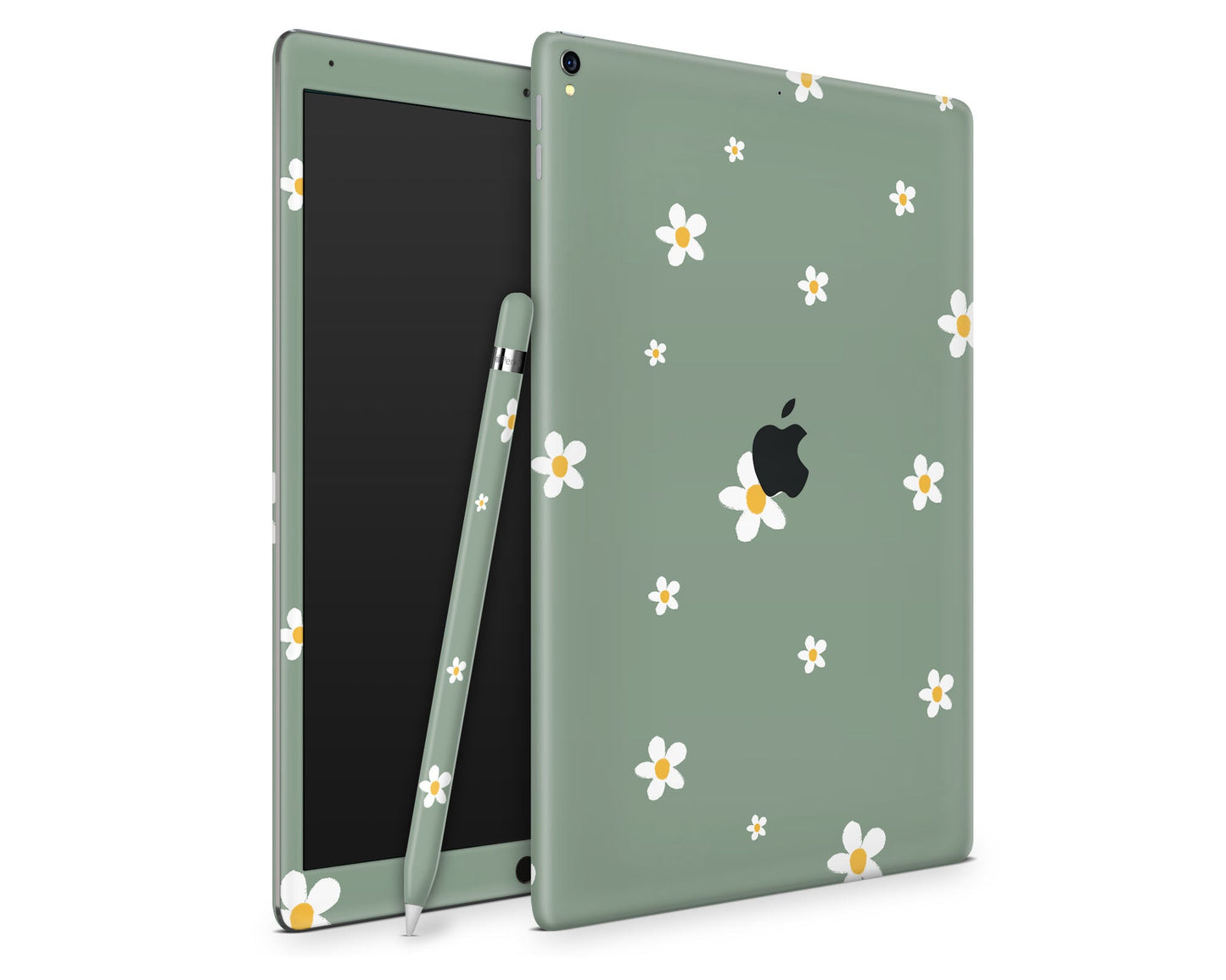 Lux Skins iPad Green Daisy iPad Pro 13" (M4) Skins - Art Floral Skin