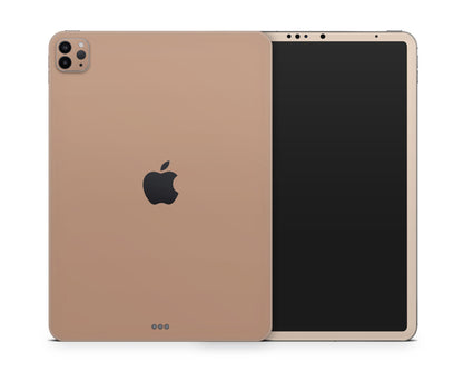 Lux Skins iPad Iced Latte iPad Pro 13" (M4) Skins - Solid Colours Colour Blocking Skin