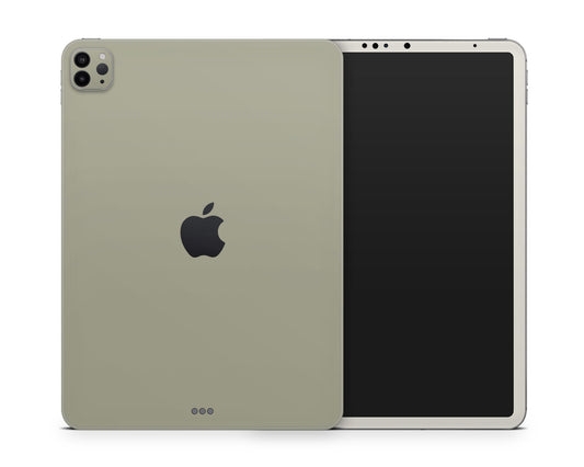 Lux Skins iPad Cosy Matcha Green iPad Pro 13" (M4) Skins - Solid Colours Colour Blocking Skin