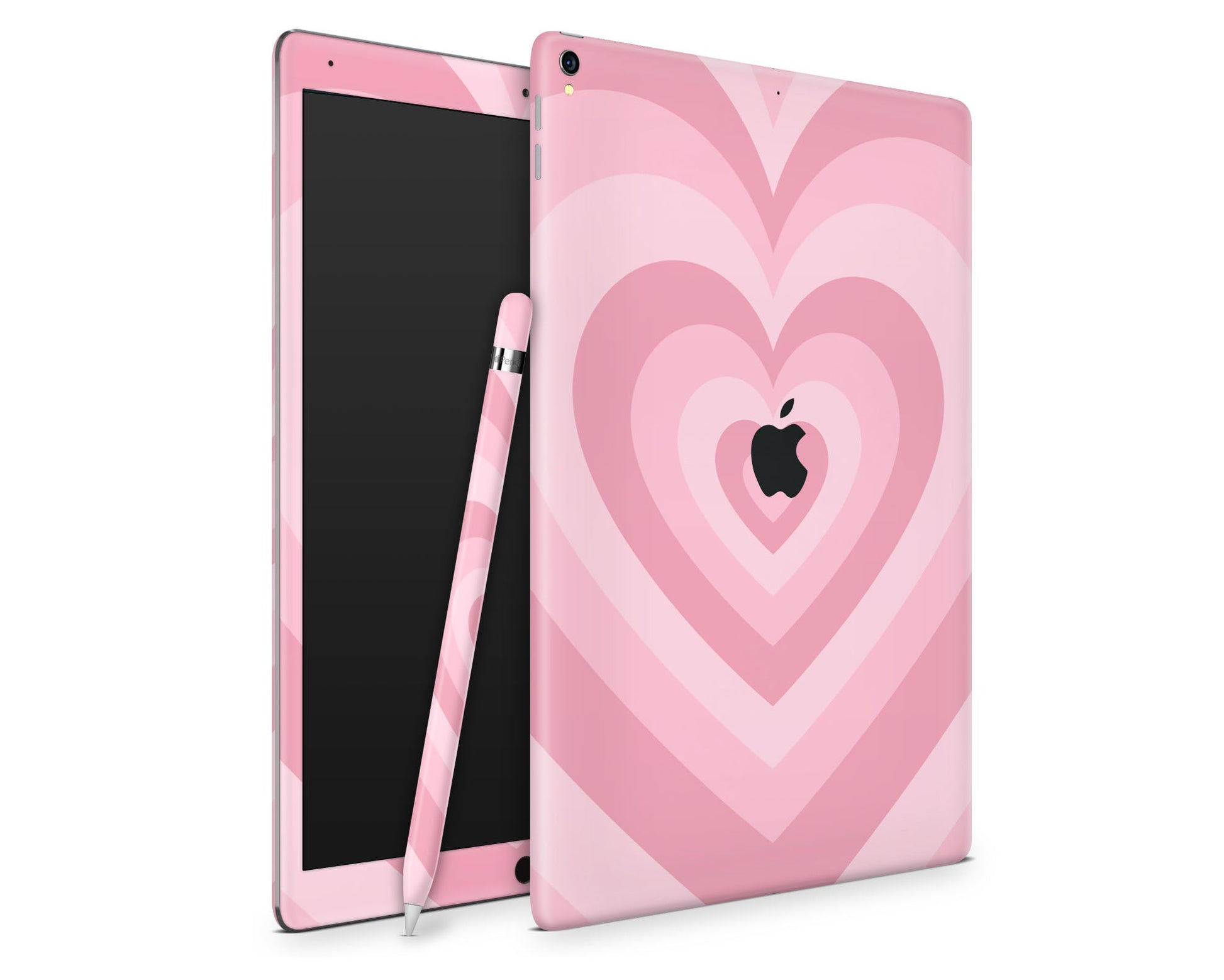 Lux Skins iPad Pink Retro Hearts iPad Pro 13" (M4) Skins - Art Solid Colours Skin