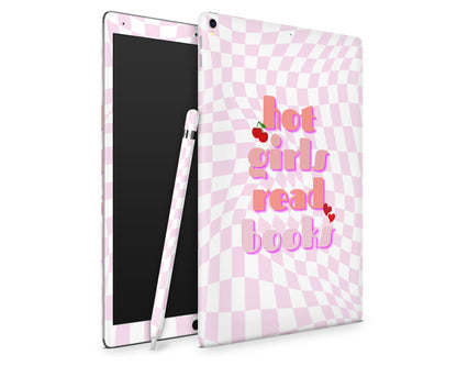 Lux Skins iPad Hot Girls Read Books iPad Pro 13" (M4) Skins - Art Quotes Skin