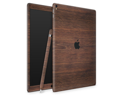 Lux Skins iPad Walnut Wood Texture iPad Pro 13" (M4) Skins - Pattern Texture Skin