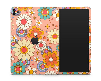 Lux Skins iPad 70s Hippie Boho Floral iPad Pro 13" (M4) Skins - Art Floral Skin