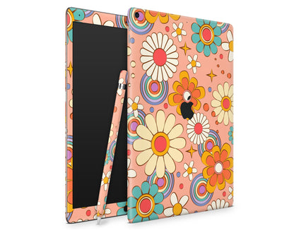 Lux Skins iPad 70s Hippie Boho Floral iPad Pro 13" (M4) Skins - Art Floral Skin