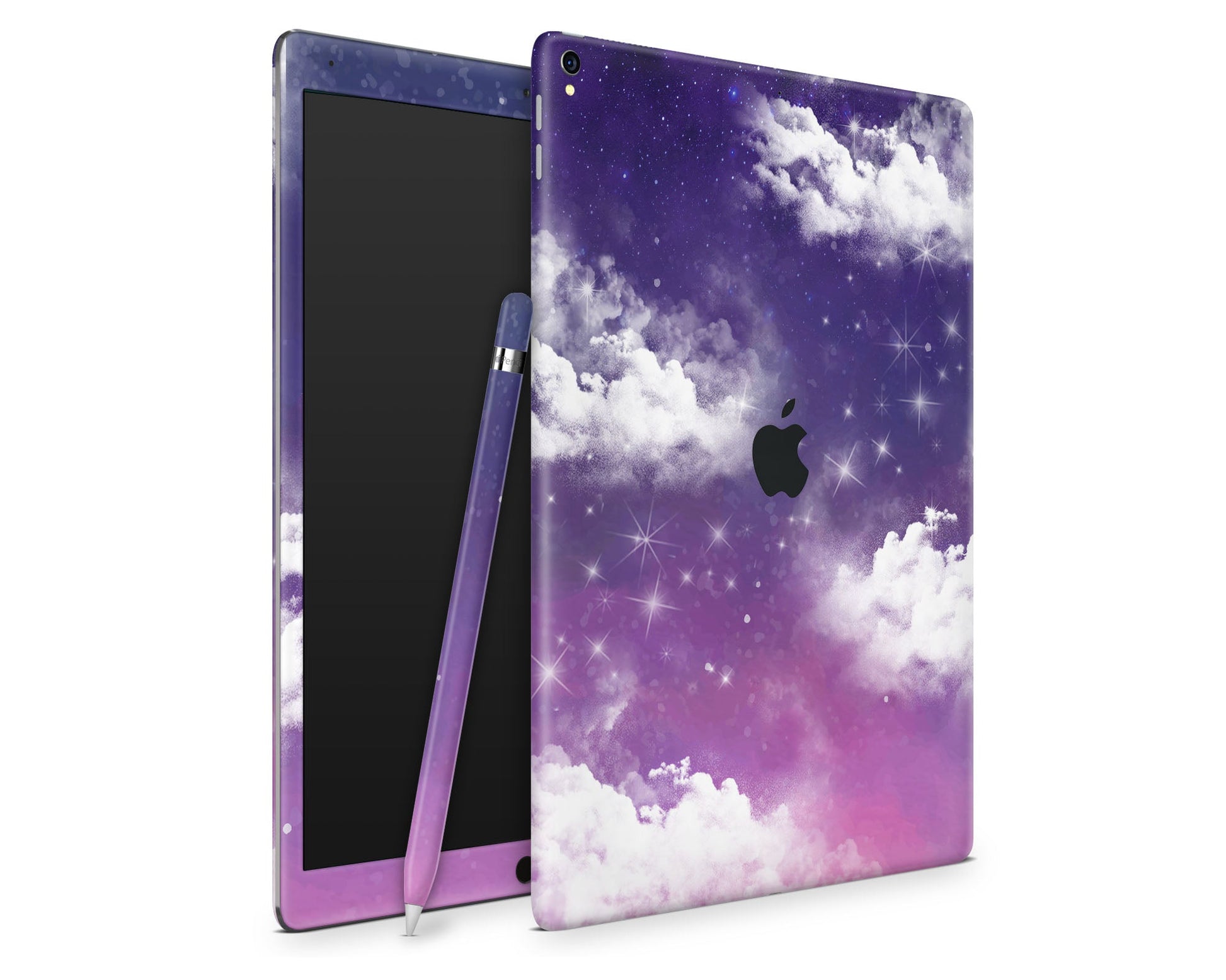 Lux Skins iPad Purple Night Clouds iPad Pro 13" (M4) Skins - Art Clouds Skin