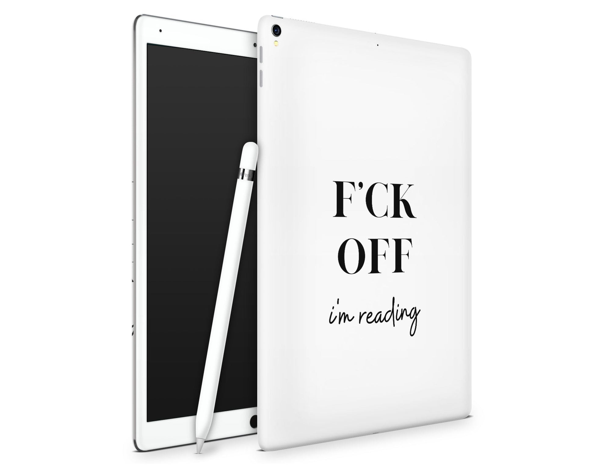 Lux Skins iPad Fck Off I'm Reading iPad Pro 13" (M4) Skins - Art Quotes Skin