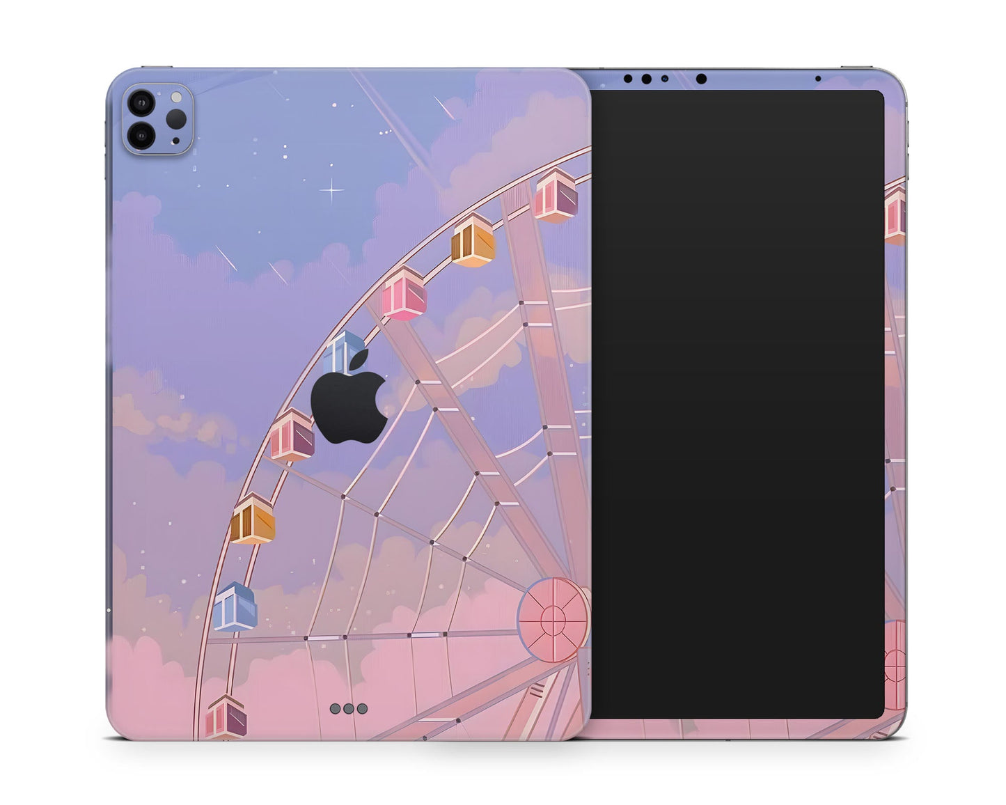 Lux Skins iPad Pink Ferris Wheel iPad Pro 13" (M4) Skins - Art Artwork Skin