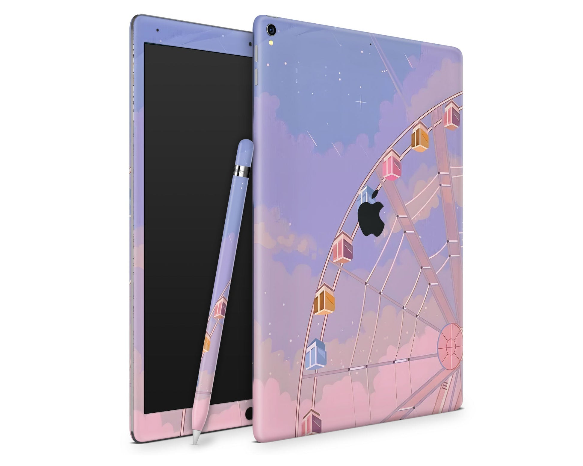 Lux Skins iPad Pink Ferris Wheel iPad Pro 13" (M4) Skins - Art Artwork Skin