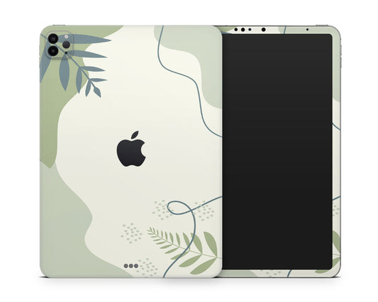 Lux Skins iPad Green Sage Forest iPad Pro 13" (M4) Skins - Art Floral Skin