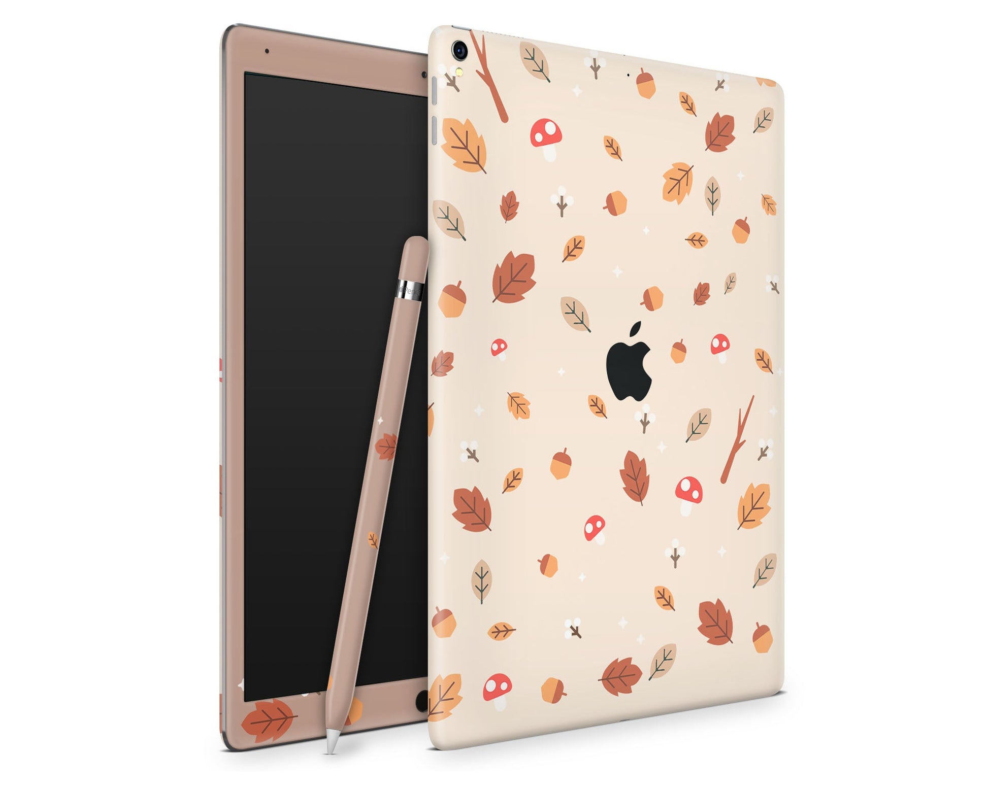 Lux Skins iPad Cute Mushroom Leaves iPad Pro 13" (M4) Skins - Art Floral Skin