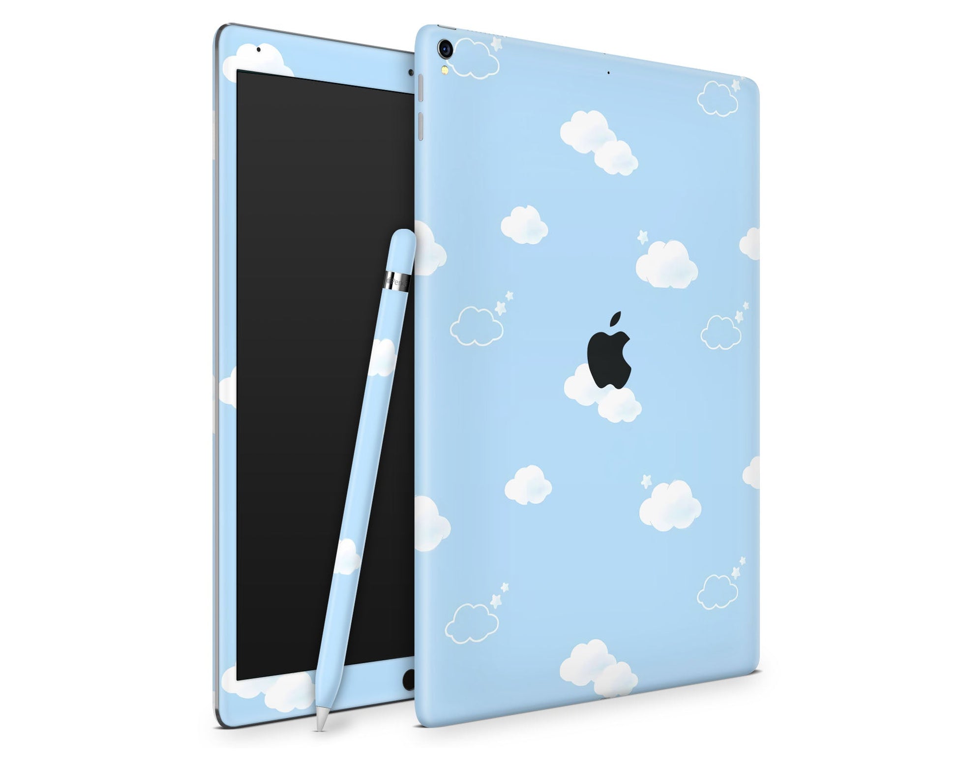 Lux Skins iPad Blue Clouds Cute iPad Pro 13" (M4) Skins - Art Clouds Skin