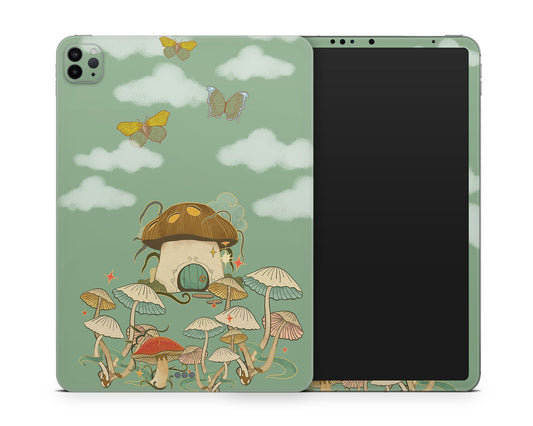 Lux Skins iPad Sage Cottagecore Mushroom House iPad Pro 13" (M4) Skins - Art Animals Skin