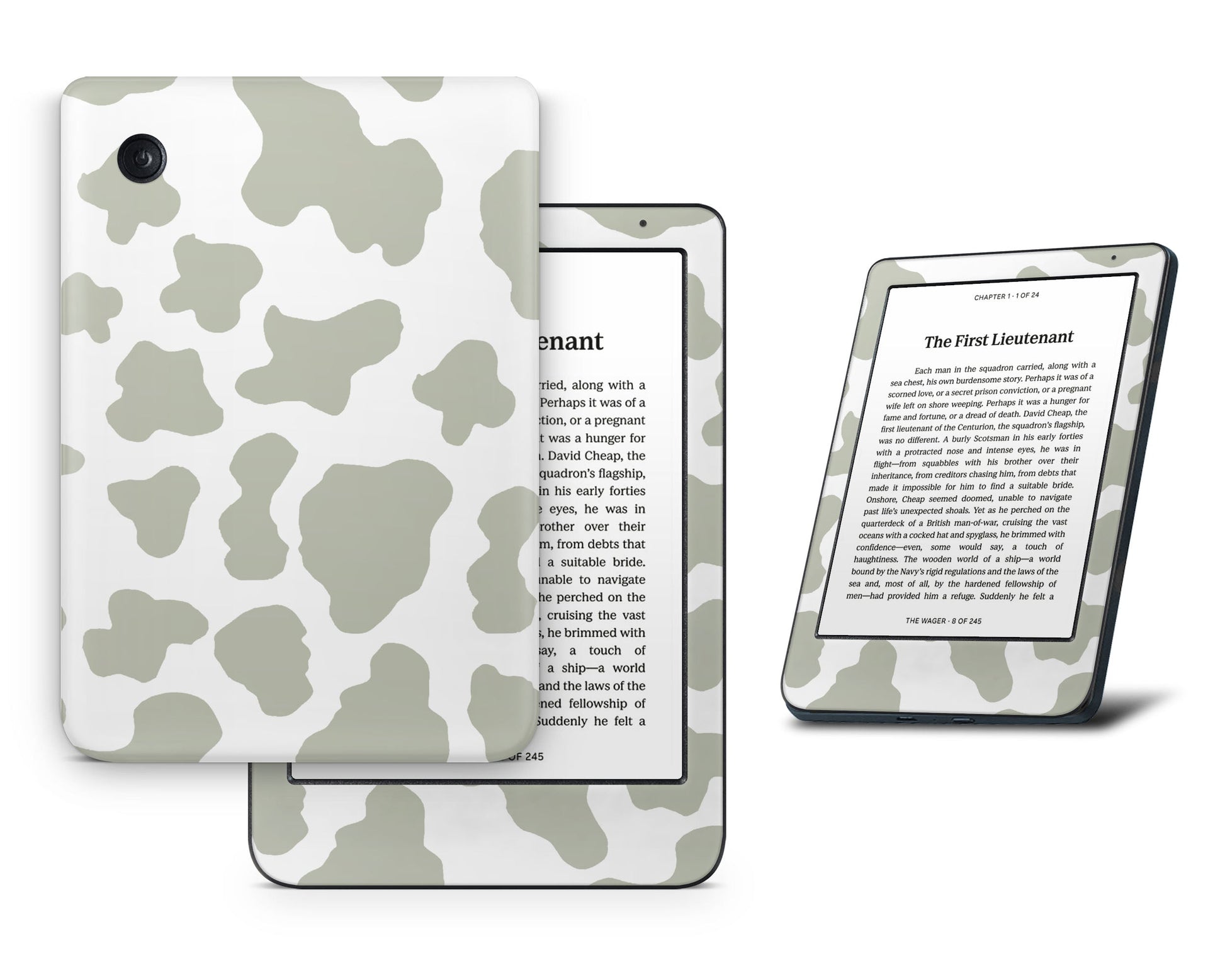 Lux Skins Kobo Sage Cow Print Kobo Clara BW Skins - Art Animals Skin