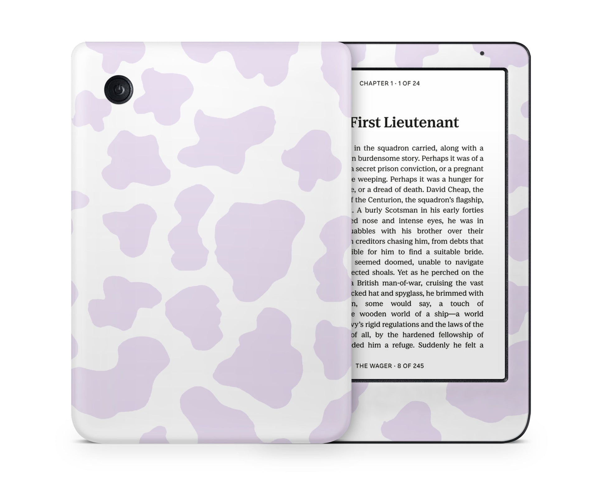 Lux Skins Kobo Purple Cow Print Kobo Clara Colour Skins - Art Animals Skin