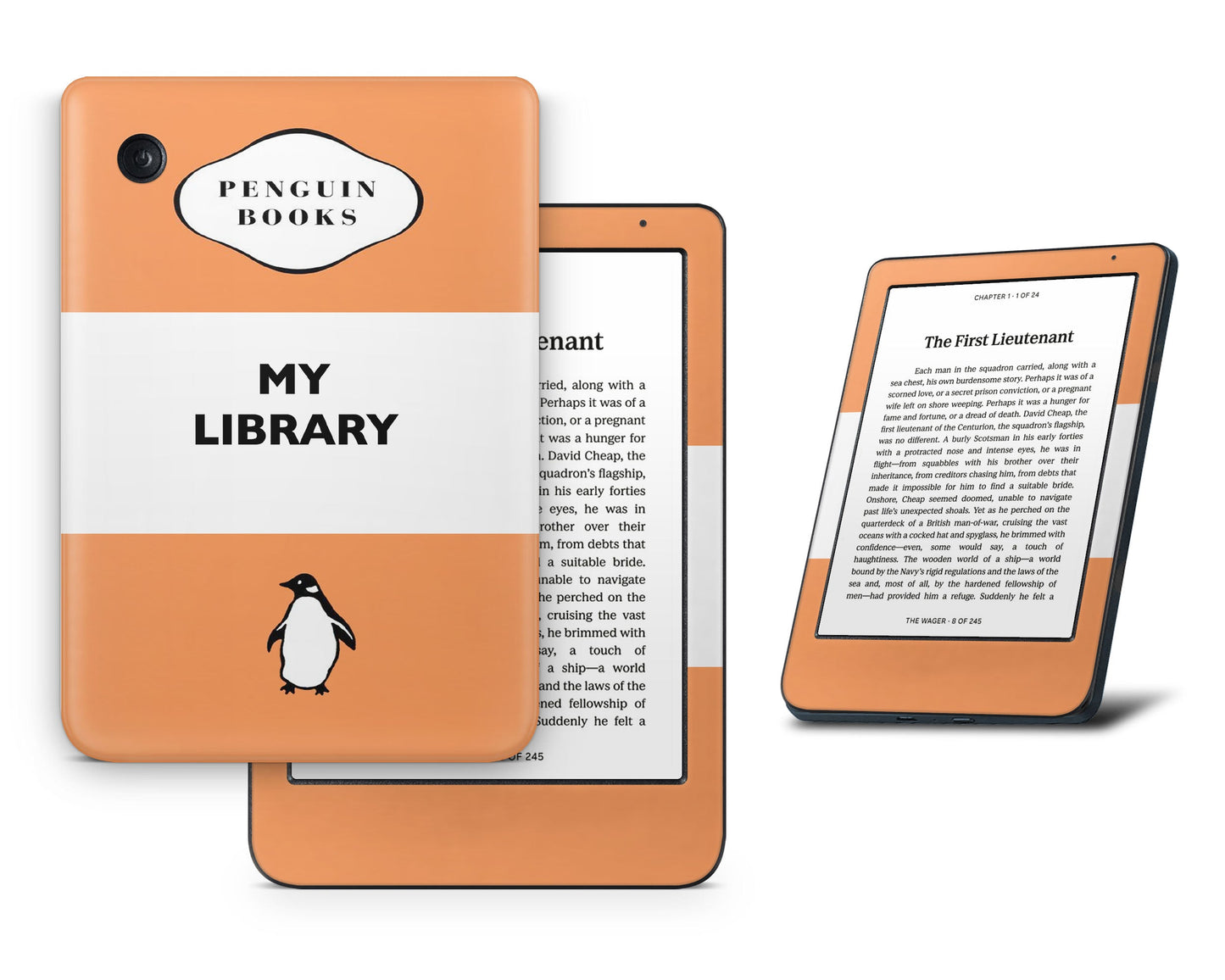 Lux Skins Kobo Penguin Books Library Kobo Clara BW Skins - Art ARtwork Skin