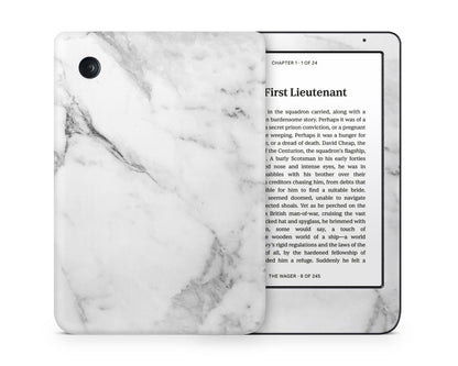 Lux Skins Kobo White Marble Kobo Clara Colour Skins - Pattern Marble Skin