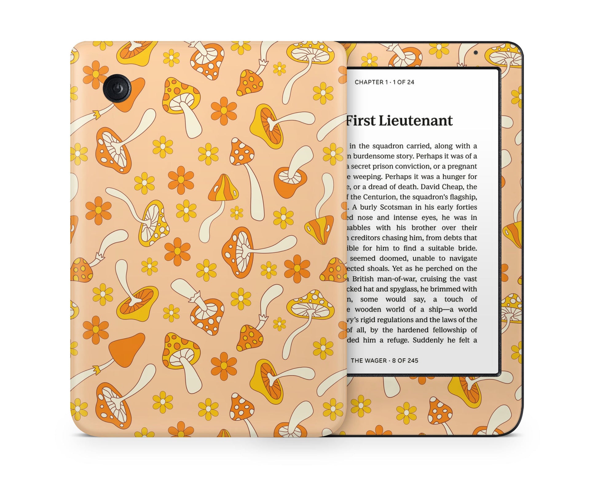 Lux Skins Kobo Groovy Mushroom Kobo Clara Colour Skins - Art Artwork Skin