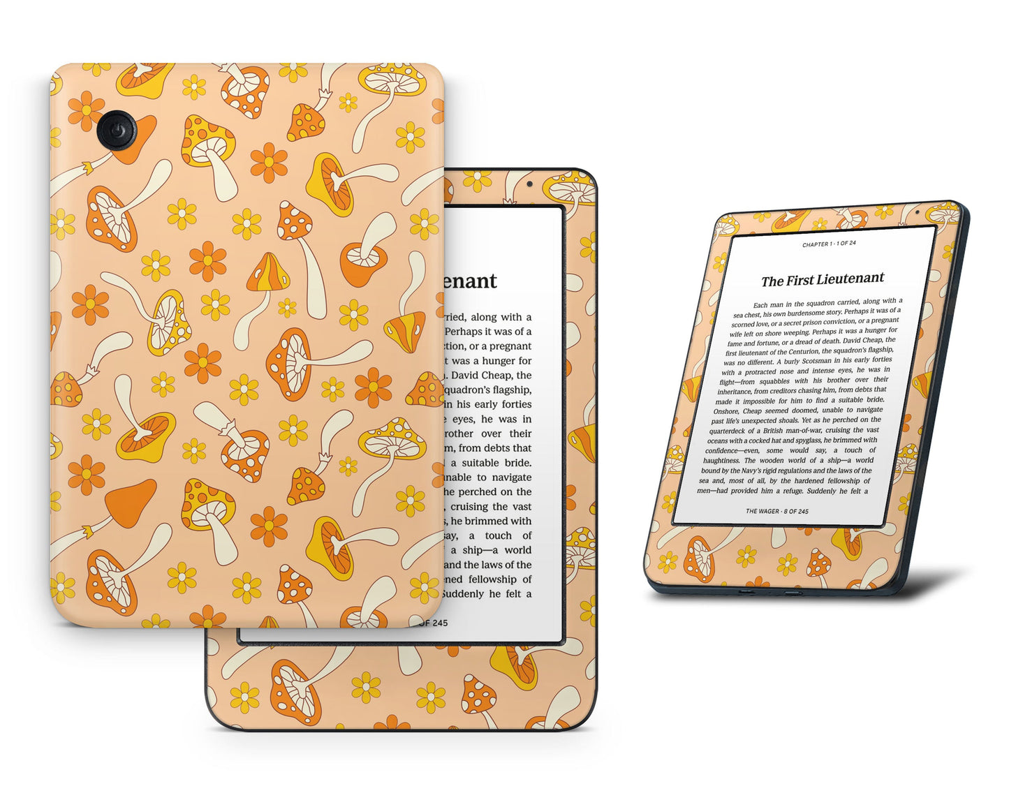 Lux Skins Kobo Groovy Mushroom Kobo Clara BW Skins - Art Artwork Skin