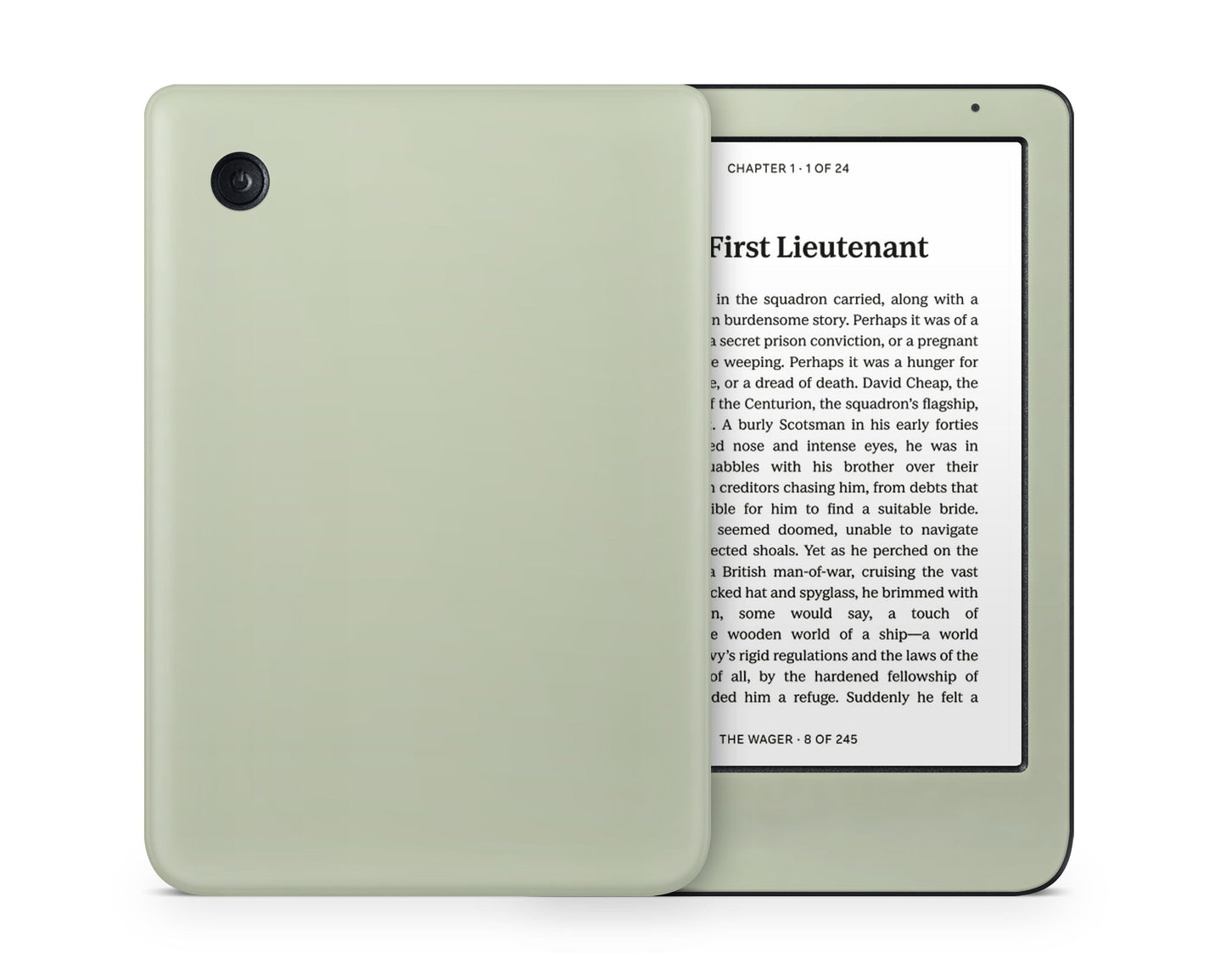 Lux Skins Kobo Matcha Green Kobo Clara Colour Skins - Solid Colours Natural Series Skin