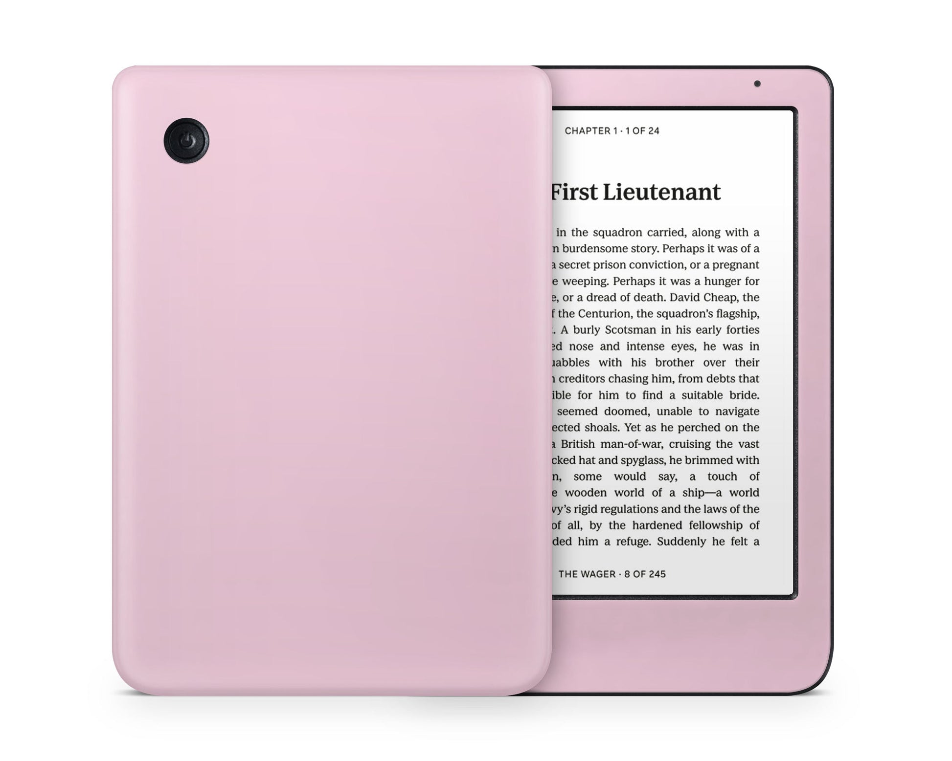 Lux Skins Kobo Baby Pink Kobo Clara Colour Skins - Solid Colours Pastel Series Skin