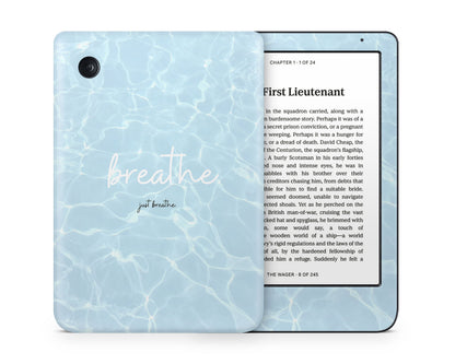 Lux Skins Kobo Just Breathe Kobo Clara Colour Skins - Art Quotes Skin