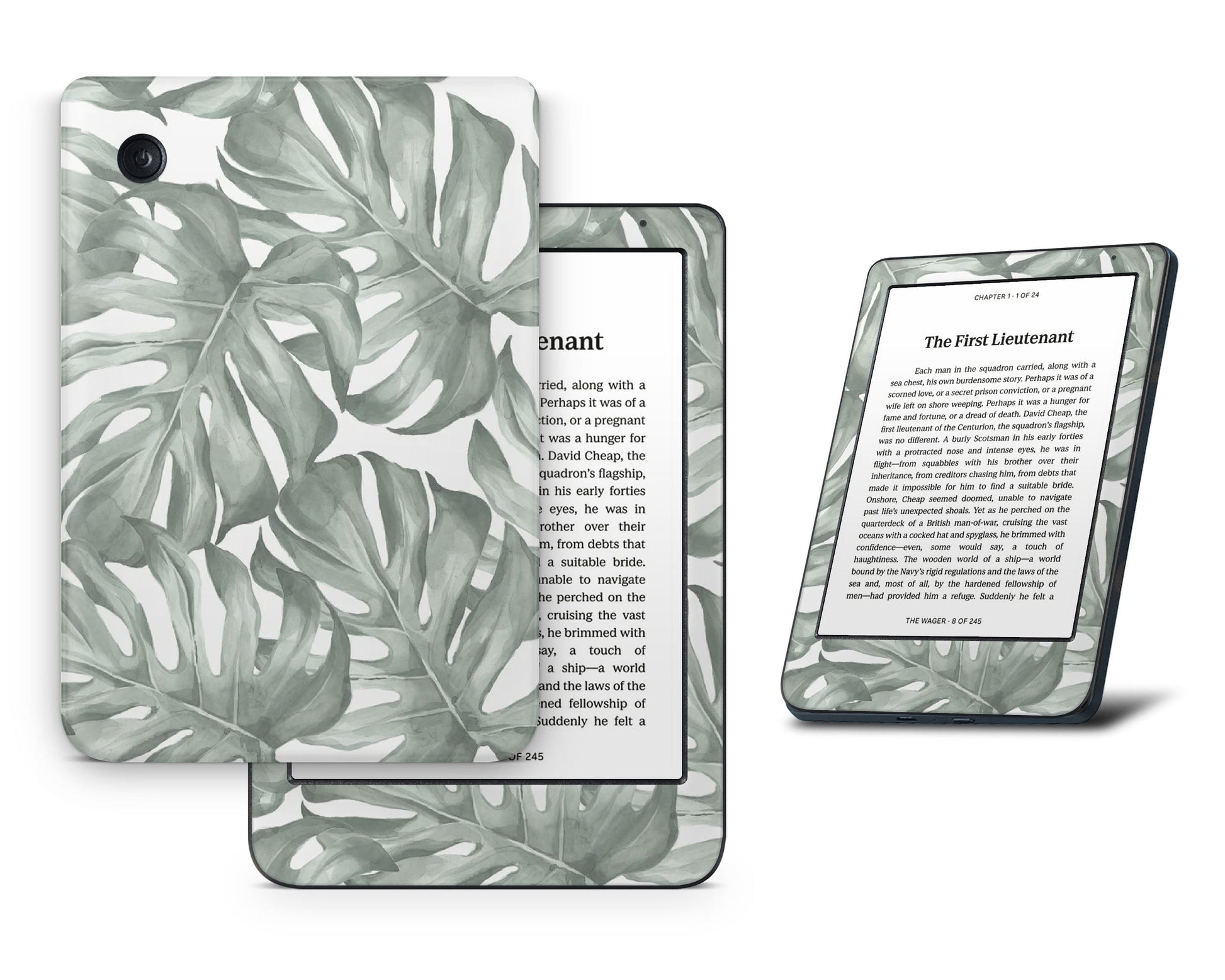 Lux Skins Kobo Sage Monstera Leaf Kobo Clara BW Skins - Art Floral Skin