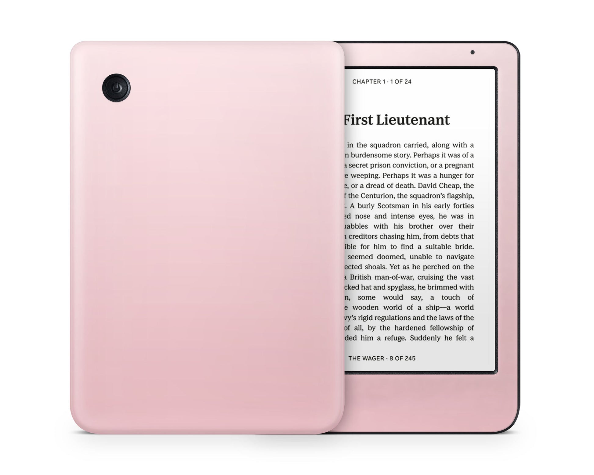 Lux Skins Kobo Baby Pink Gradient Kobo Clara Colour Skins - Solid Colours Gradient Skin