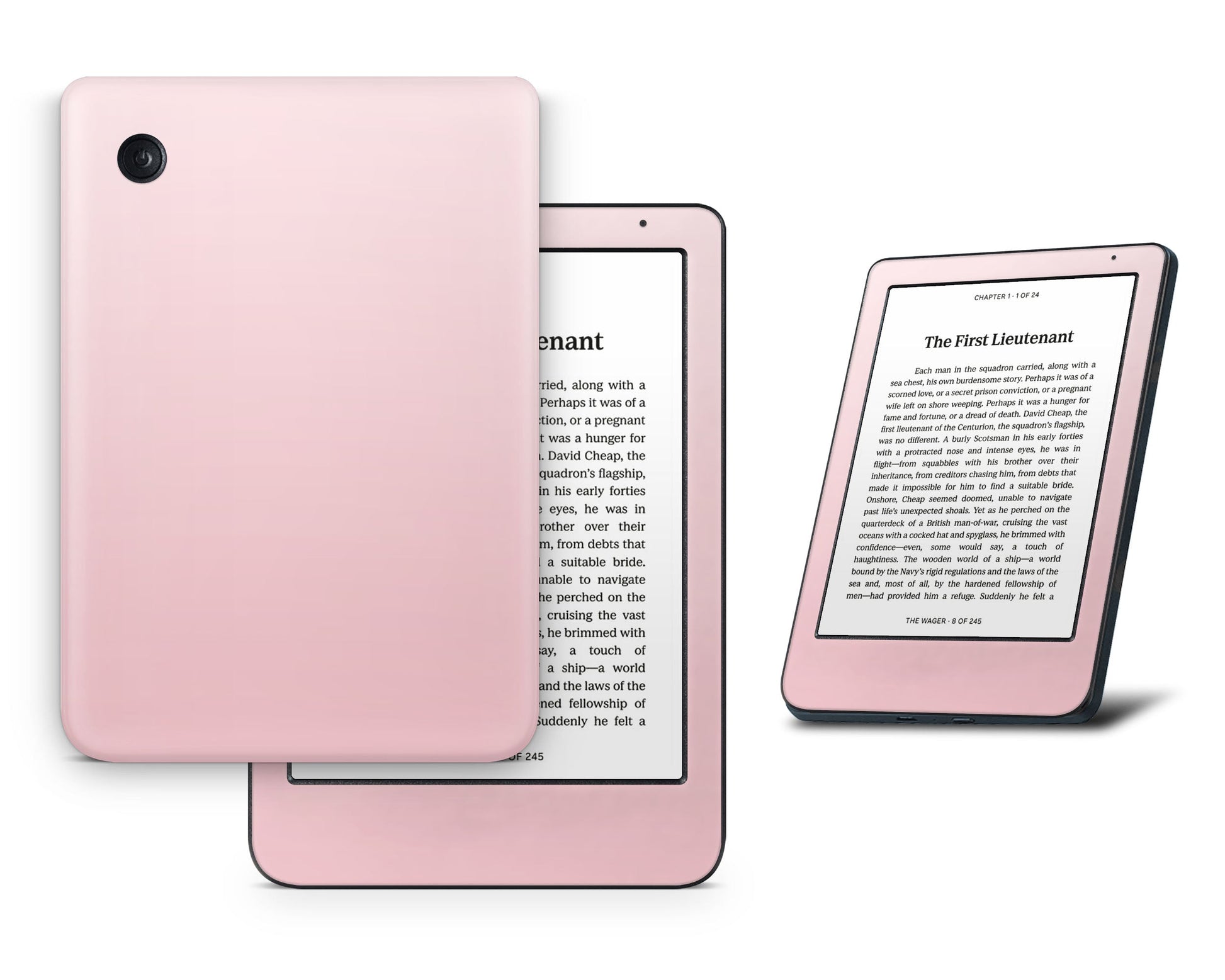 Lux Skins Kobo Baby Pink Gradient Kobo Clara BW Skins - Solid Colours Gradient Skin