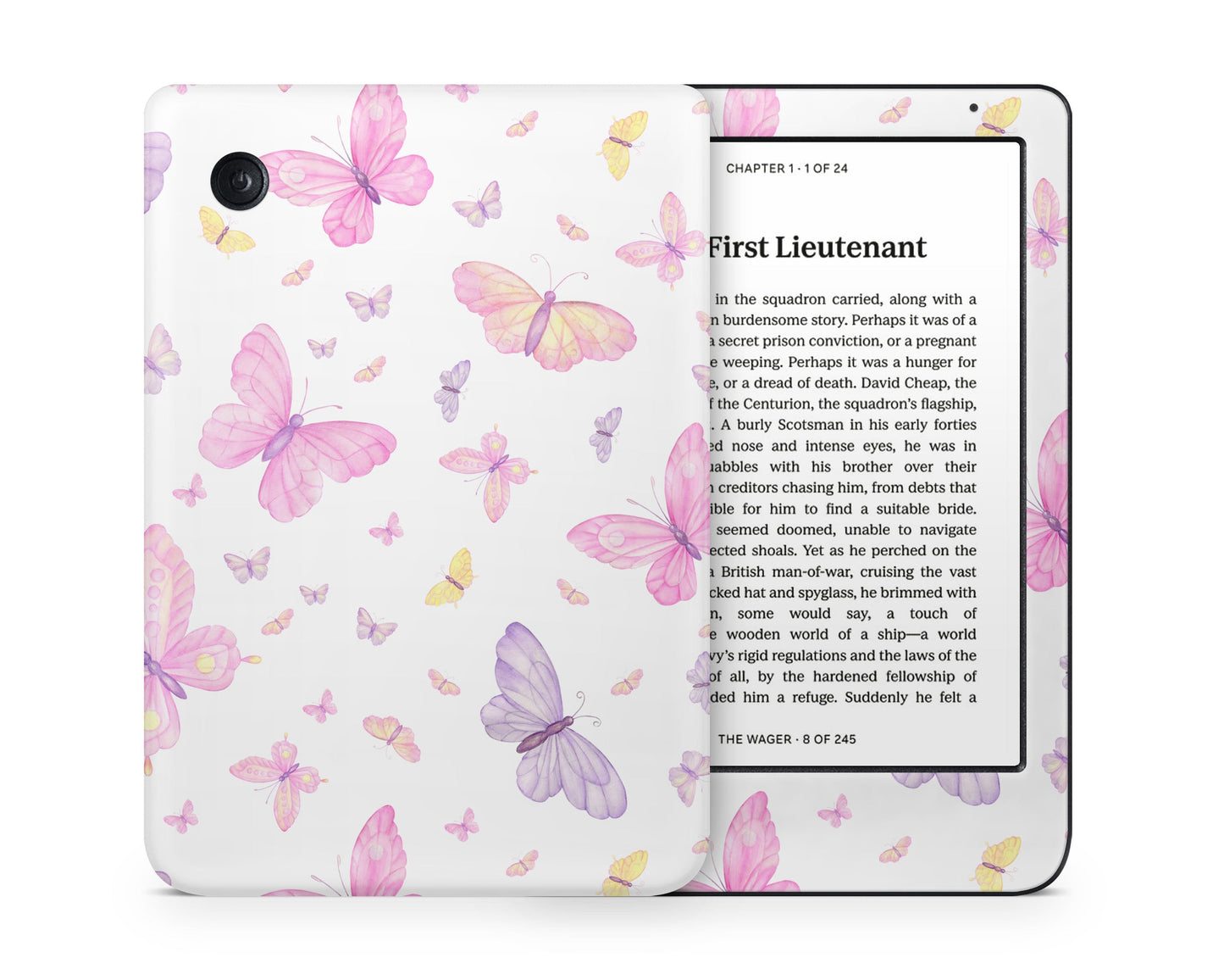 Lux Skins Kobo Fairytale Butterfly Kobo Clara Colour Skins - Pattern Animals Skin