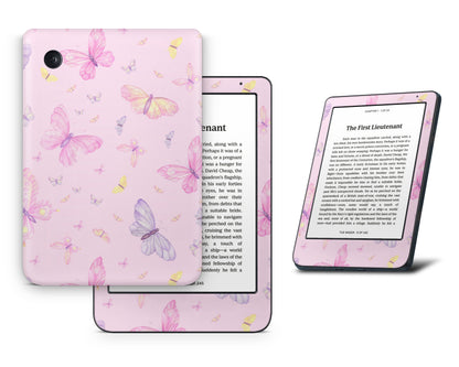 Lux Skins Kobo Pink Fairytale Butterfly Kobo Clara BW Skins - Pattern Animals Skin