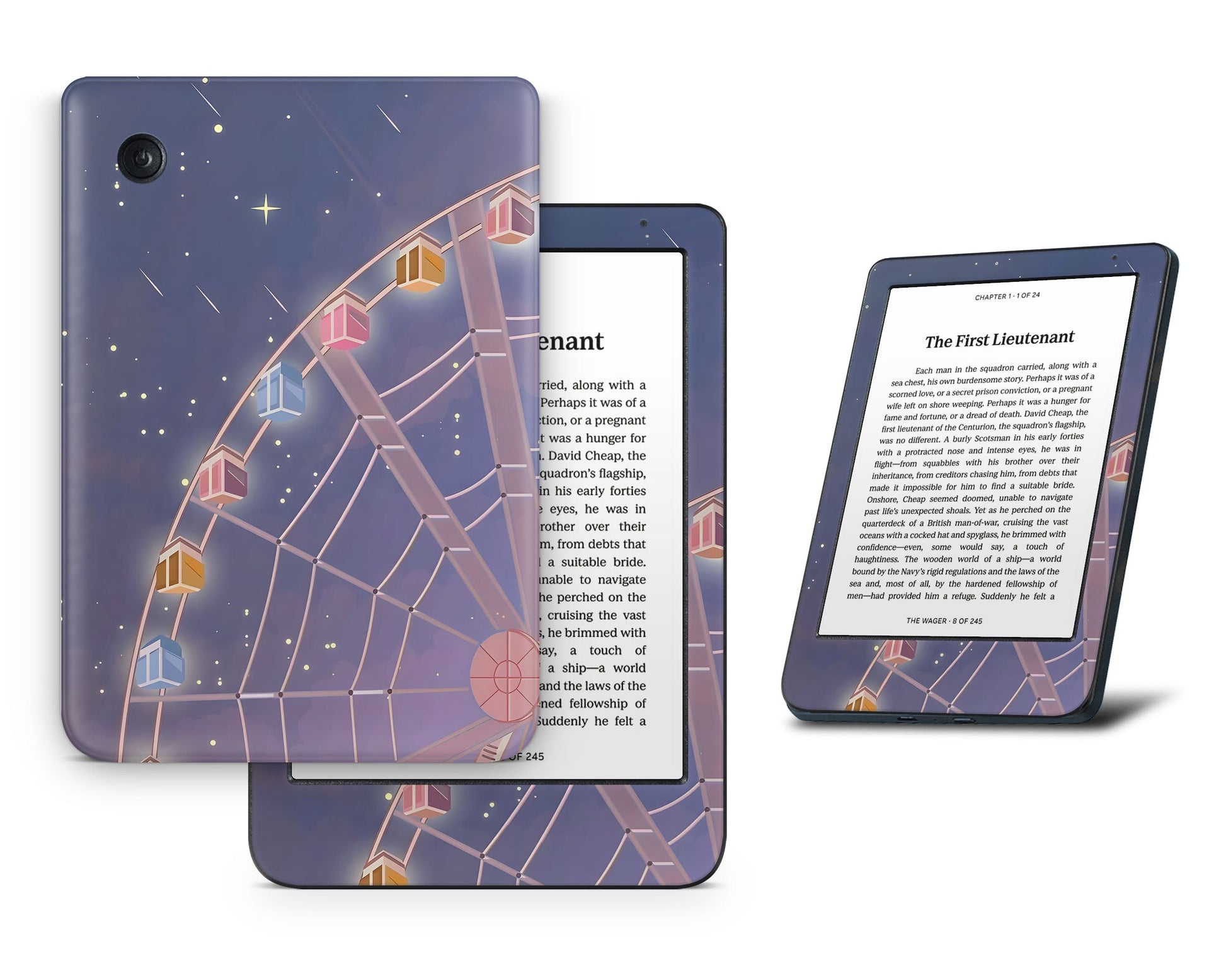 Lux Skins Kobo Ferris Wheel Kobo Clara BW Skins - Art Artwork Skin