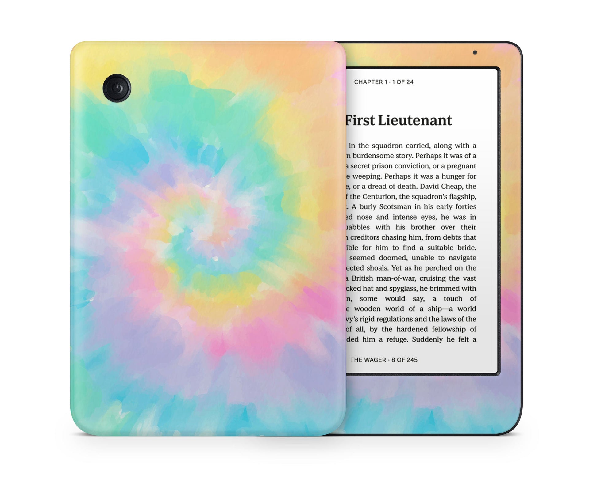 Lux Skins Kobo Tie Dye Fantasy Kobo Clara Colour Skins - Solid Colours Gradient Skin