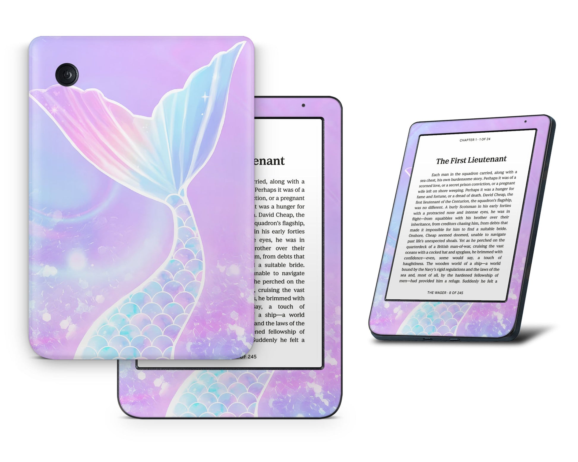 Lux Skins Kobo Mermaid Tail Kobo Clara BW Skins - Art Artwork Skin