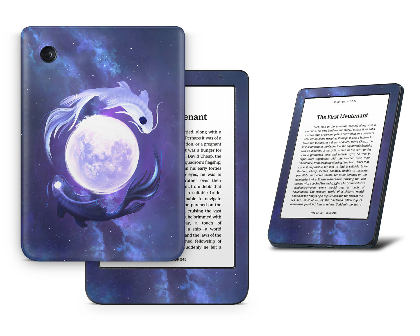 Lux Skins Kobo Fantasy Koi Kobo Clara BW Skins - Art Artwork Skin