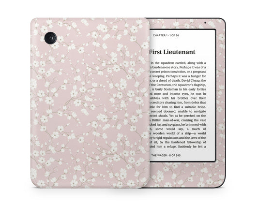 Lux Skins Kobo Pale Pink Blossom Kobo Clara Colour Skins - Art Floral Skin