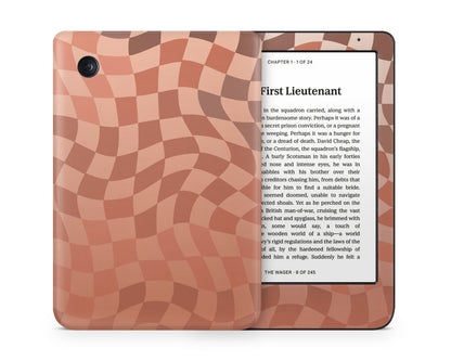 Lux Skins Kobo Pumpkin Patch Checkered Kobo Clara Colour Skins - Pattern Artwork Skin