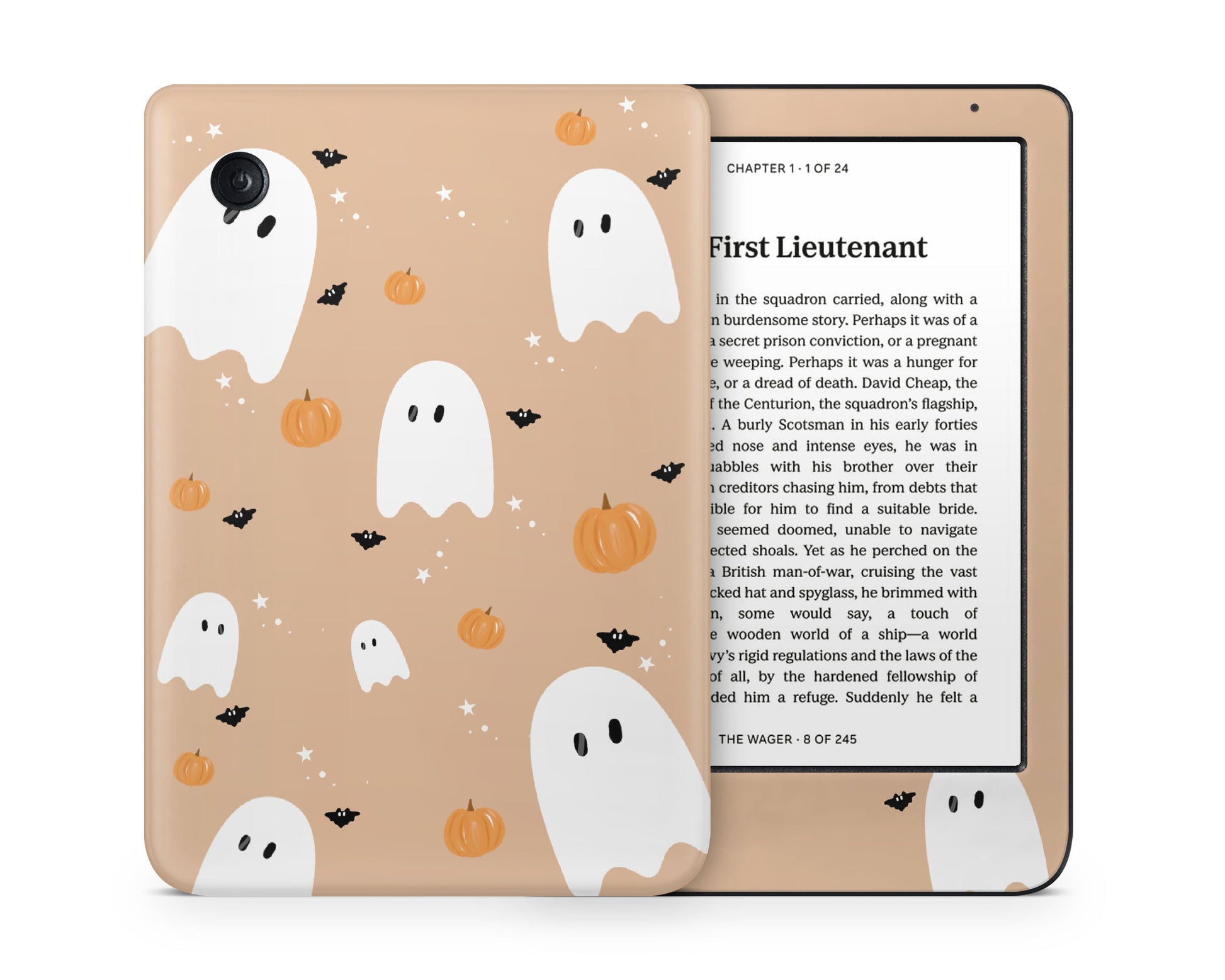 Lux Skins Kobo Halloween Ghost Pattern Kobo Clara Colour Skins - Art Animals Skin