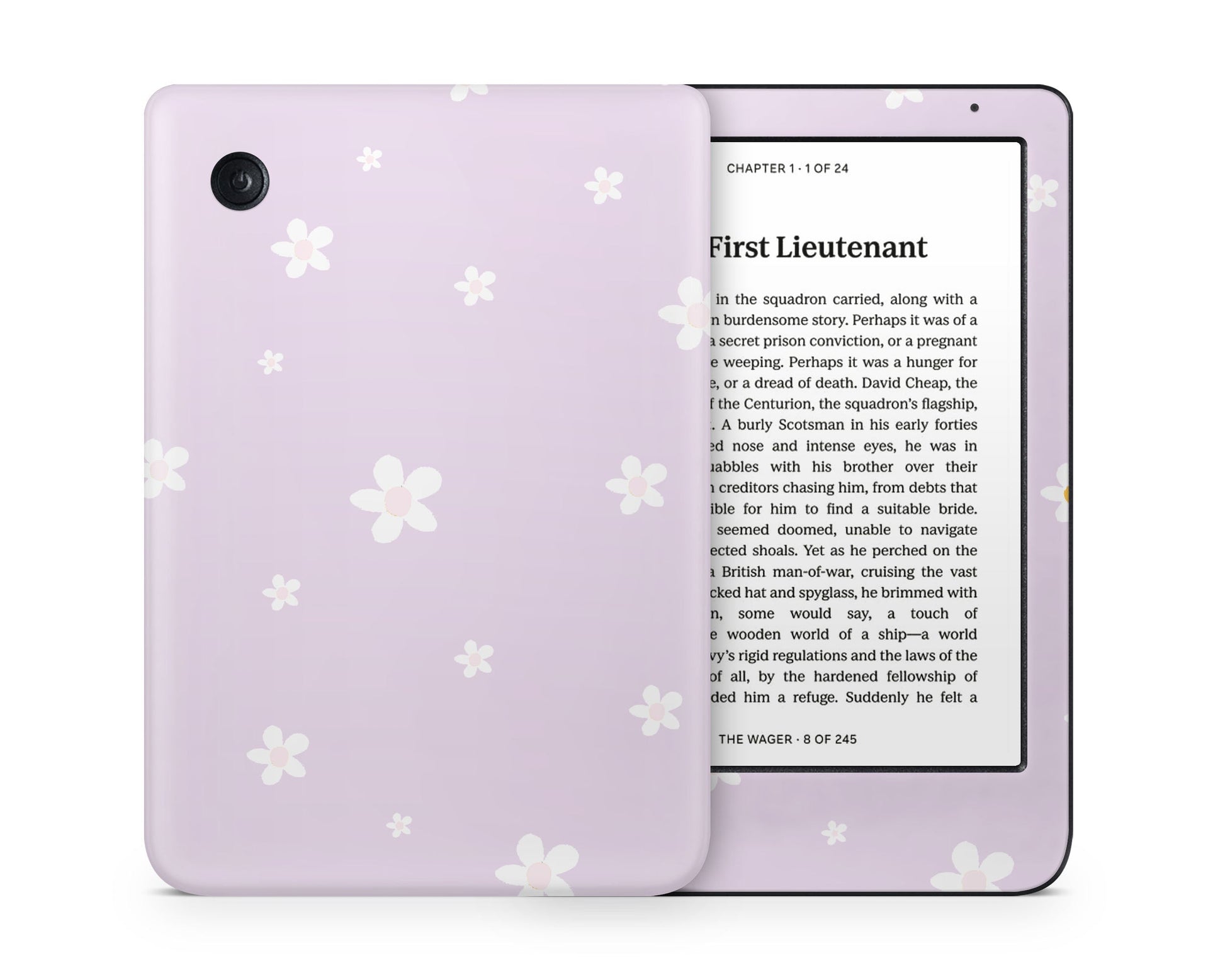 Lux Skins Kobo Purple Daisy Kobo Clara Colour Skins - Art Floral Skin