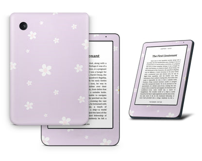 Lux Skins Kobo Purple Daisy Kobo Clara BW Skins - Art Floral Skin