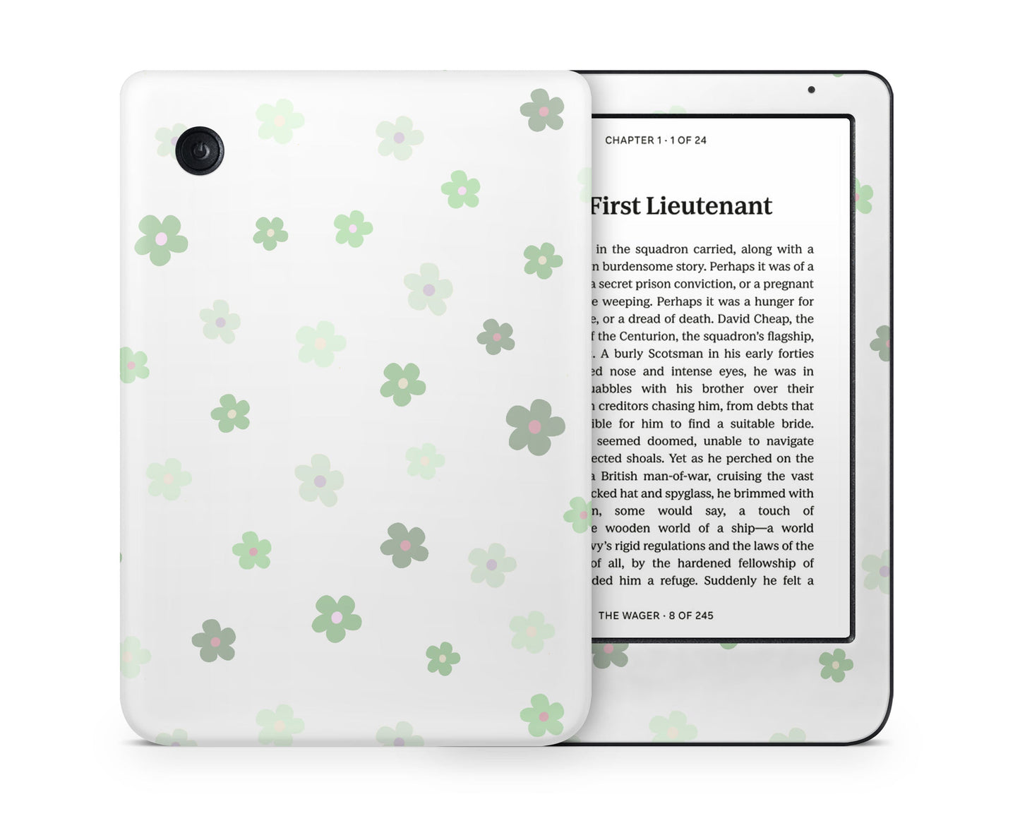 Lux Skins Kobo Secrent Garden Daisy Kobo Clara Colour Skins - Art Floral Skin