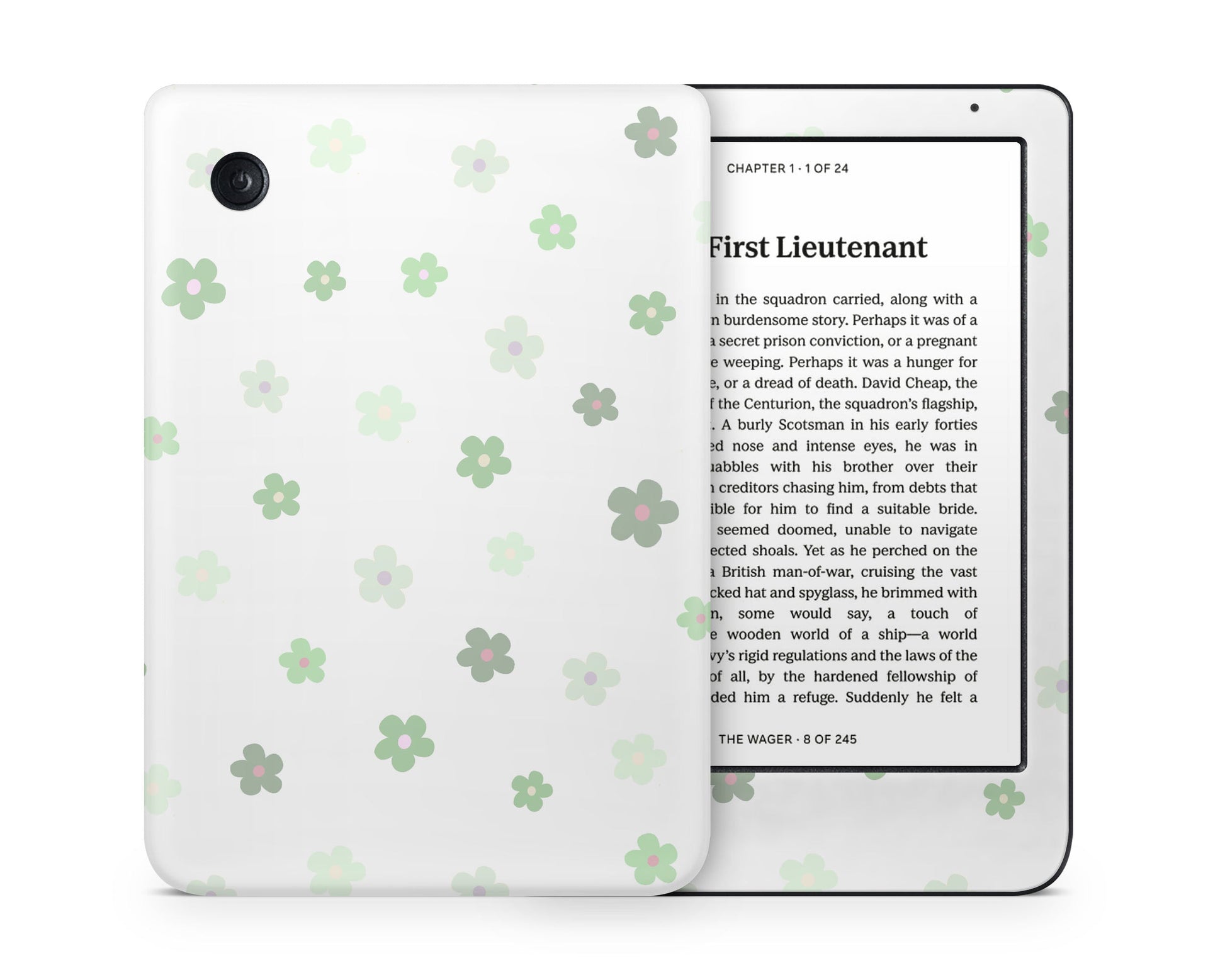 Lux Skins Kobo Secrent Garden Daisy Kobo Clara Colour Skins - Art Floral Skin