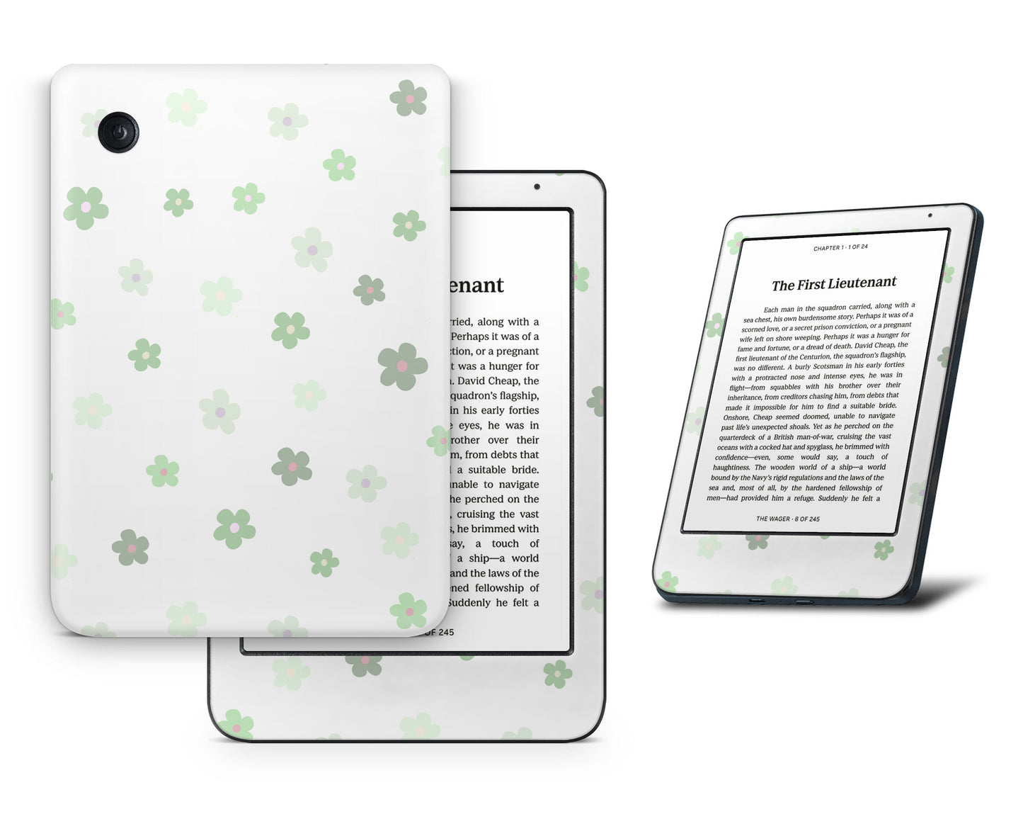 Lux Skins Kobo Secrent Garden Daisy Kobo Clara BW Skins - Art Floral Skin